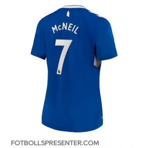 Everton Dwight McNeil #7 Hemma Matchtröja Dam 2022-23 Kortärmad